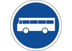 Panneau voie réservée aux véhicules de transport en commun - B27a