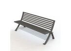 Banc public en acier - Bordeaux