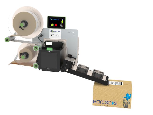 Système d'impression-pose étiquettes : ETI 3200® CV - Eticoncept