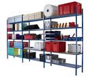 Rayonnage semi-lourd emboîtable tubulaire - modèle Protub - Profondeur 800 mm longueur 1250/12