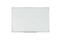Manutan Expert - Tableau Blanc Émaillé Magnétique 100x150cm - Surface Écriture Durable - Cadre Aluminium - Lean Management