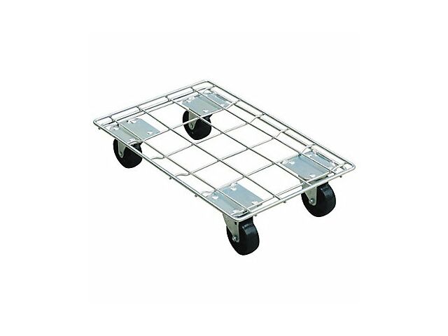 Plateau roulant en acier - pour bac 600 x 400 mm