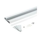 Profilé Aluminium Plinthe Couleur Argent 2M pour Ruban LED 10mm