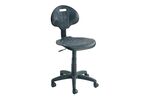 Siège d'atelier sur roulettes polyuréthane bas