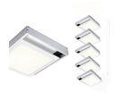 Pack de 6 - Kit en Saillie pour Dalle LED Slim 60x60 - Blanc