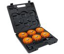 Taliaplast - Balises de Signalisation LED Rechargeables - Lot de 6 - Chantier - Haute Visibilité