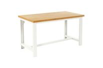 Bott - Établi Fixe Cubio L2000xP900xH840mm - Hêtre Multiplis - Gris Clair - Robuste et Durable