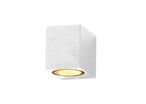 Applique Murale LED IP44 Rectangle pour Ampoules GU10 - Blanc