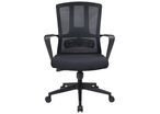 Manutan Expert - Fauteuil de bureau Qoni Noir - Télétravail Ergonomique - Hauteur Réglable - 120kg Max