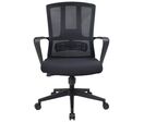 Manutan Expert - Fauteuil de bureau Qoni Noir - Télétravail Ergonomique - Hauteur Réglable - 120kg Max