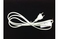 Câble d&amp;#039;alimentation avec interrupteur 1. 5m 220V - Blanc