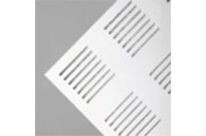 Dalle en plaque de plâtre peinte à perforations rainurées