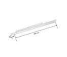 Linéaire LED sur rail monophasé 60cm 14/16/18/20W ajustable blanc - Blanc Neutre 4000K - 5500K