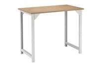 Manutan Expert - Établi fixe Hêtre Multiplis L100xP60xH82 cm - Charge 100 kg - Gris Clair - Garantie 10 ans