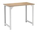 Manutan Expert - Établi fixe Hêtre Multiplis L100xP60xH82 cm - Charge 100 kg - Gris Clair - Garantie 10 ans