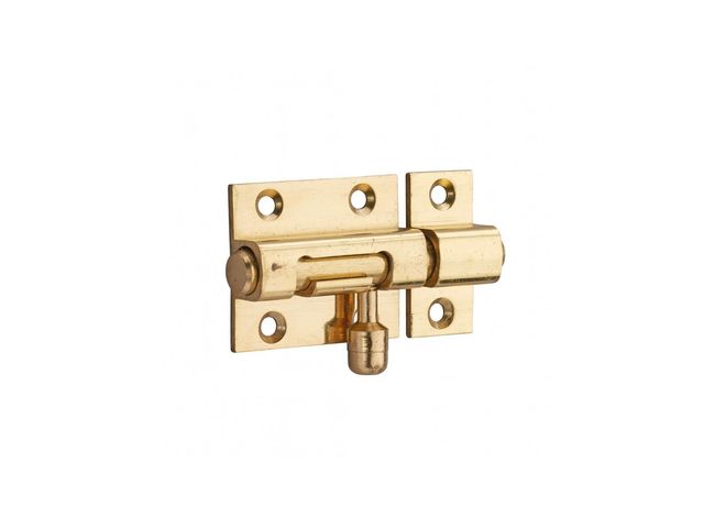 THIRARD - Verrou pour porte de meuble targette laiton 35 mm