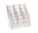 Porte-brochure Comptoir 12 cases 1/3.A4 mixte