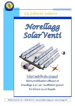SolarVenti Industriel : Chauffage solaire à air par insufflation