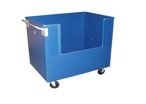 Chariot polypropylène à ouverture latérale