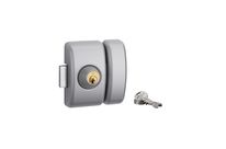 THIRARD - Verrou pour porte d'entrée vitrée Universel 5 goup. 45 mm argent 3 clés