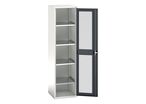 Armoire à portes transparentes VERSO - Hauteur 2000 mm