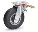 FETRA FRANCE | Roue gonflable pivotante à frein 220 x 70 mm