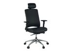 Fauteuil de direction STYL - Cuir Noir - Ergonomique Synchrone - Confort 8h - Éco-responsable