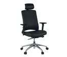 Fauteuil de direction STYL - Cuir Noir - Ergonomique Synchrone - Confort 8h - Éco-responsable