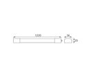 Réglette LED Étanche 120cm 36W Fine - Blanc Neutre 4000K - 5500K