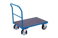 Variofit - Chariot à dossier fixe plateau antidérapant - 1000Kg - 1025x700mm - Roulettes 200mm caoutchouc