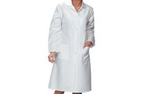 Blouse antistatique pour femme, blanche