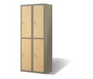 Armoire vestiaire monobloc avec portes MDF | Akaze 