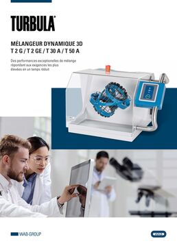 MÉLANGEUR DYNAMIQUE 3D T 2 G / T 2 GE / T 30 A / T 50 A