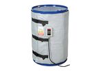 Couverture chauffante pour fûts de 200 à 220 litres - Max. 200°C