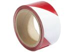Mottez - Ruban de signalisation de chantier 100m Rouge/Blanc - Usage Entrepôt - Acier Durable