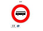 Panneau B9f Accès interdit aux véhicules de transport en commun
