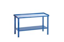 Etabli d'atelier grandes dimensions plateau acier