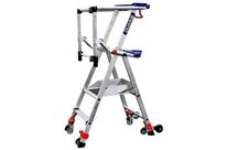 Duarib - Plateforme Wheelys 2 marches - Aluminium - Hauteur de travail 2.52m - Charge 150kg - Mobile et Fixe