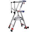 Duarib - Plateforme Wheelys 2 marches - Aluminium - Hauteur de travail 2.52m - Charge 150kg - Mobile et Fixe