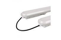 Réglette LED étanche Interconnectable 40W 120 cm avec éclairage de secours - Blanc Neutre 4000K