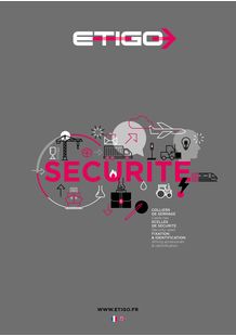 Catalogue SECURITE - Scellés, liens de serrage et identification 