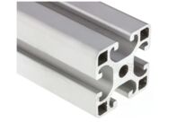 Profilé aluminium 40 x 40 mm | RS PRO Profile 8 rainure 8 mm 3000 mm argent