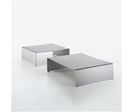 Table basse en feuille d'aluminium