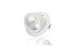 Spot LED COB Escargot 10W - Couleur éclairage - Blanc chaud 3000°K