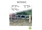 Racks range vélos MODULAIRES BOTANIC à 90° ou 45°