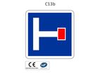 Panneau C13b Présignalisation d'une impasse ou voie sans issue