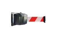 Viso - Support mural à sangle extérieur 10m Rouge/blanc - Polyester résistant - Manutention intérieure/extérieure