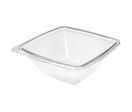 Saladier cristal 100 cl fond carré x 400 Firplast