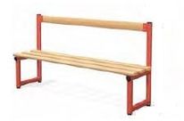 Bancs pour vestiaires (Simple avec dossier)