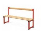 Bancs pour vestiaires (Simple avec dossier)